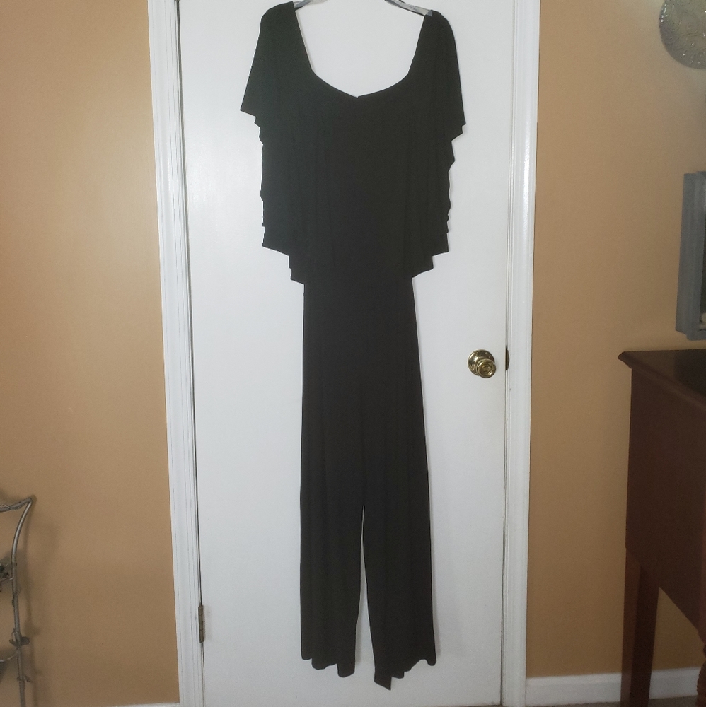 Black Wide leg jumpsuit